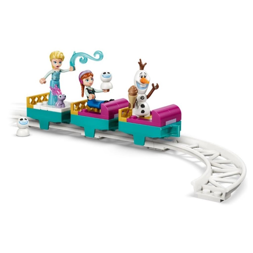[樂享積木] LEGO 43281 艾莎的冰雪城堡和雪橇大冒險 迪士尼系列-細節圖5