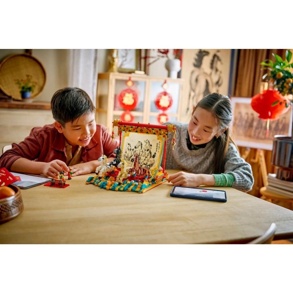 [樂享積木] LEGO 80119 駿馬奔騰圖 節慶系列-細節圖7