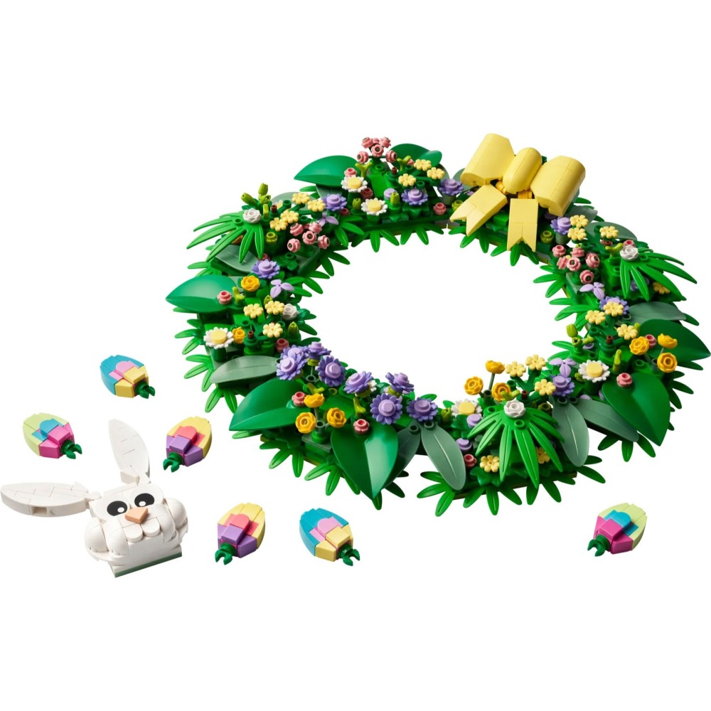 [樂享積木] LEGO 40957 春季花圈 Spring Wreath Iconic系列-細節圖3