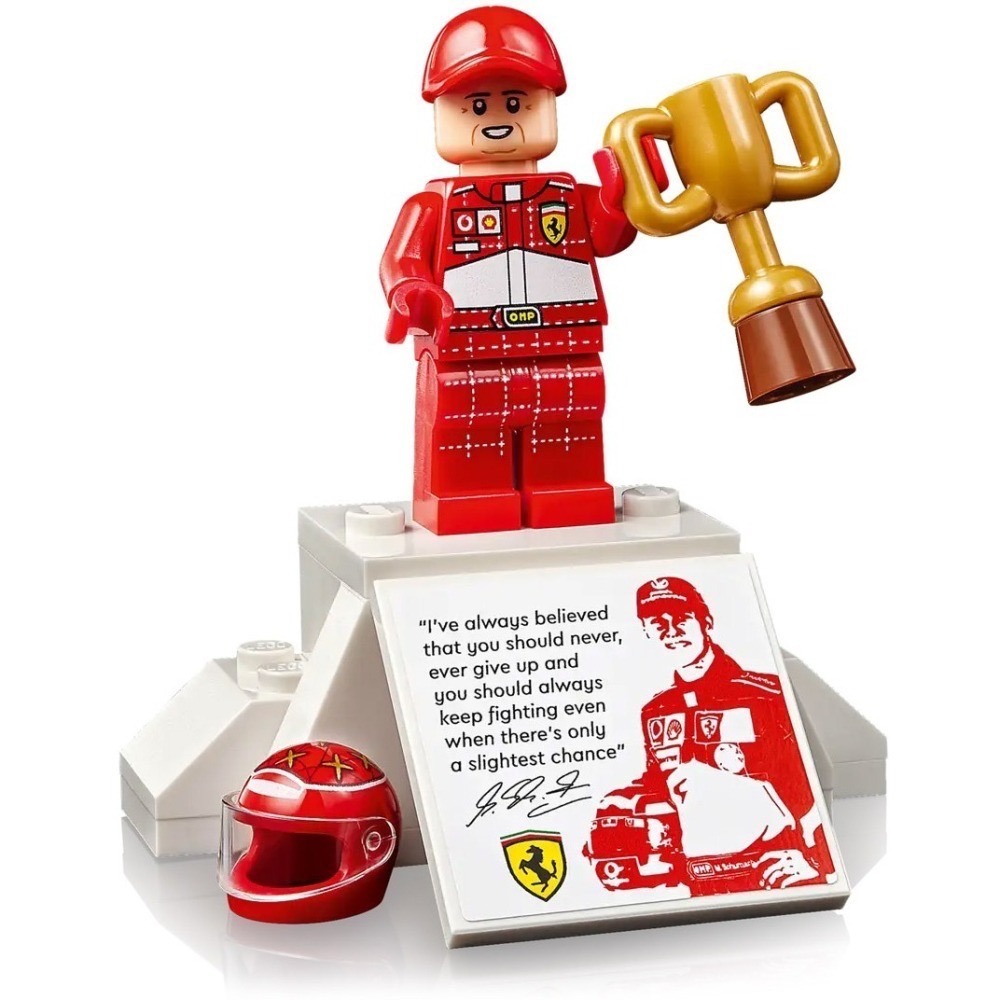 [樂享積木][可刷卡] LEGO 11375 Ferrari F2004 和 Michael  ICONS系列-細節圖4