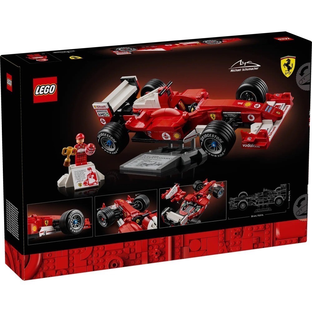 [樂享積木][可刷卡] LEGO 11375 Ferrari F2004 和 Michael  ICONS系列-細節圖2