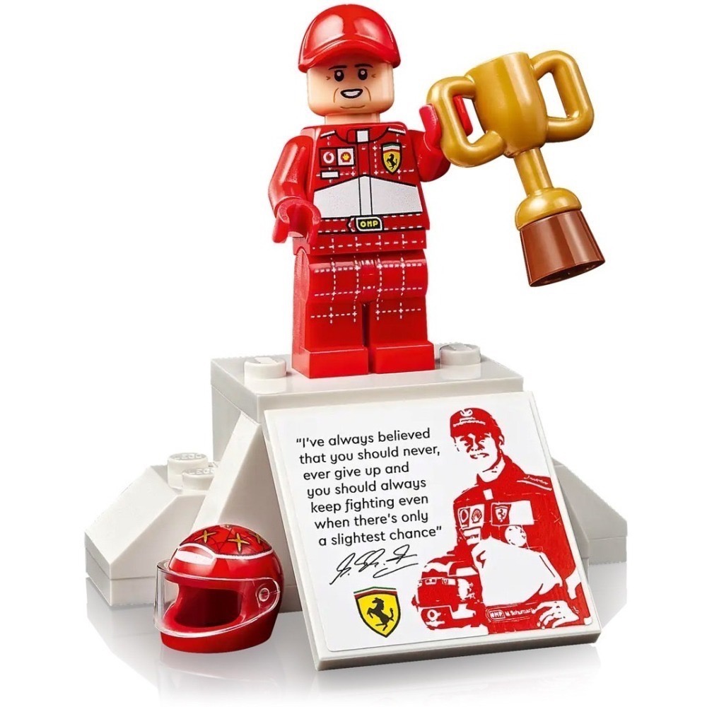 [樂享積木][可刷卡] LEGO 11375 Ferrari F2004 和 Michael  ICONS系列-細節圖4