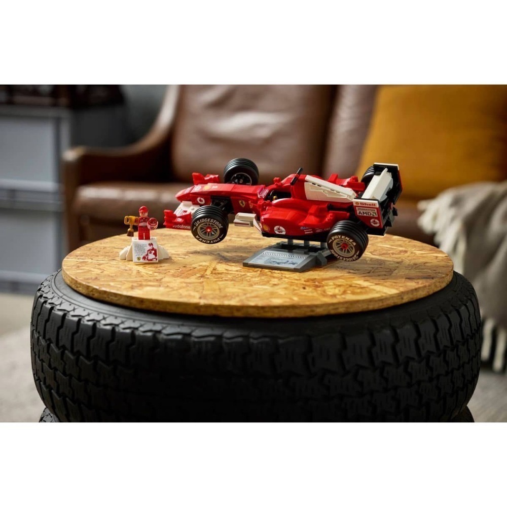 [樂享積木][可刷卡] LEGO 11375 Ferrari F2004 和 Michael  ICONS系列-細節圖10