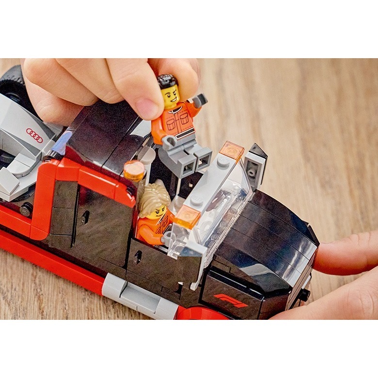 [樂享積木] LEGO 60493 F1R 展示用卡車與 Audi F1R 賽車 城市系列-細節圖10