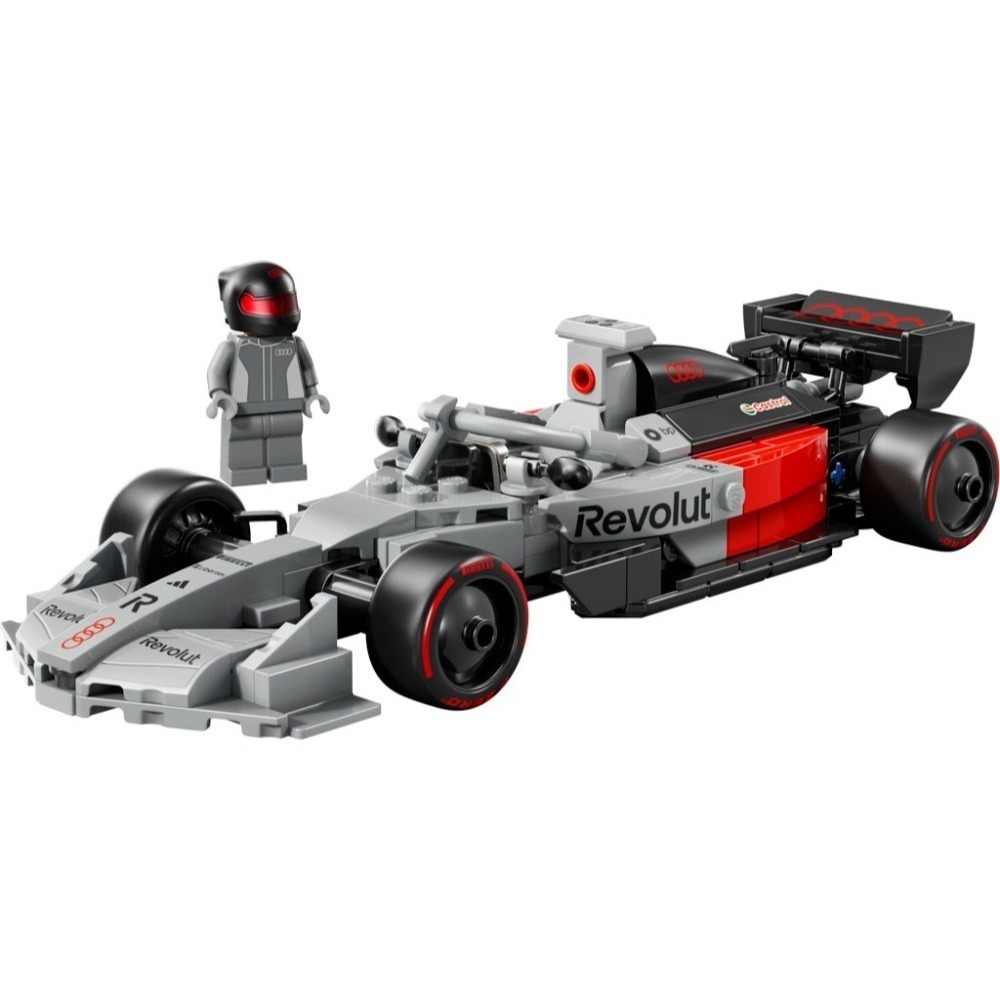 [樂享積木][可刷卡] LEGO 77259 Audi Revolut F1R Team R26 賽車 極速賽車系列-細節圖3