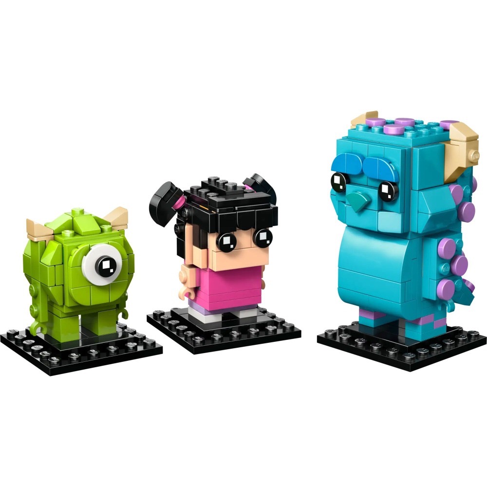 [樂享積木][可刷卡] LEGO 40861 毛怪、大眼仔和阿布玩偶 BrickHeadz系列-細節圖3