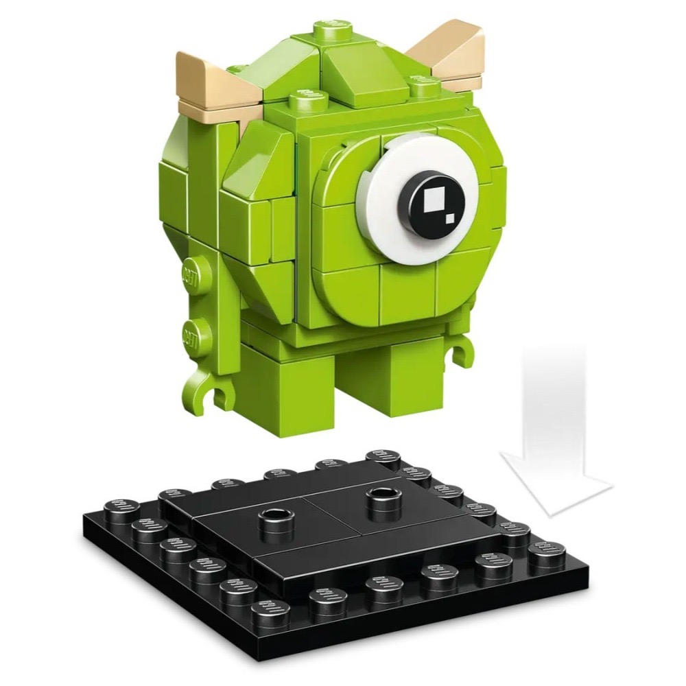 [樂享積木][可刷卡] LEGO 40861 毛怪、大眼仔和阿布玩偶 BrickHeadz系列-細節圖5