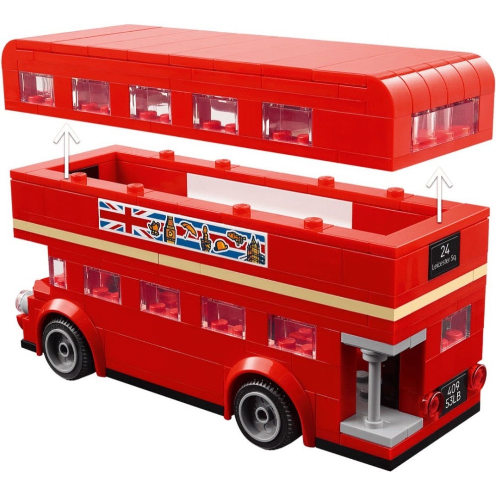 [樂享積木][可刷卡] LEGO 40953 倫敦巴士 Creator-細節圖7