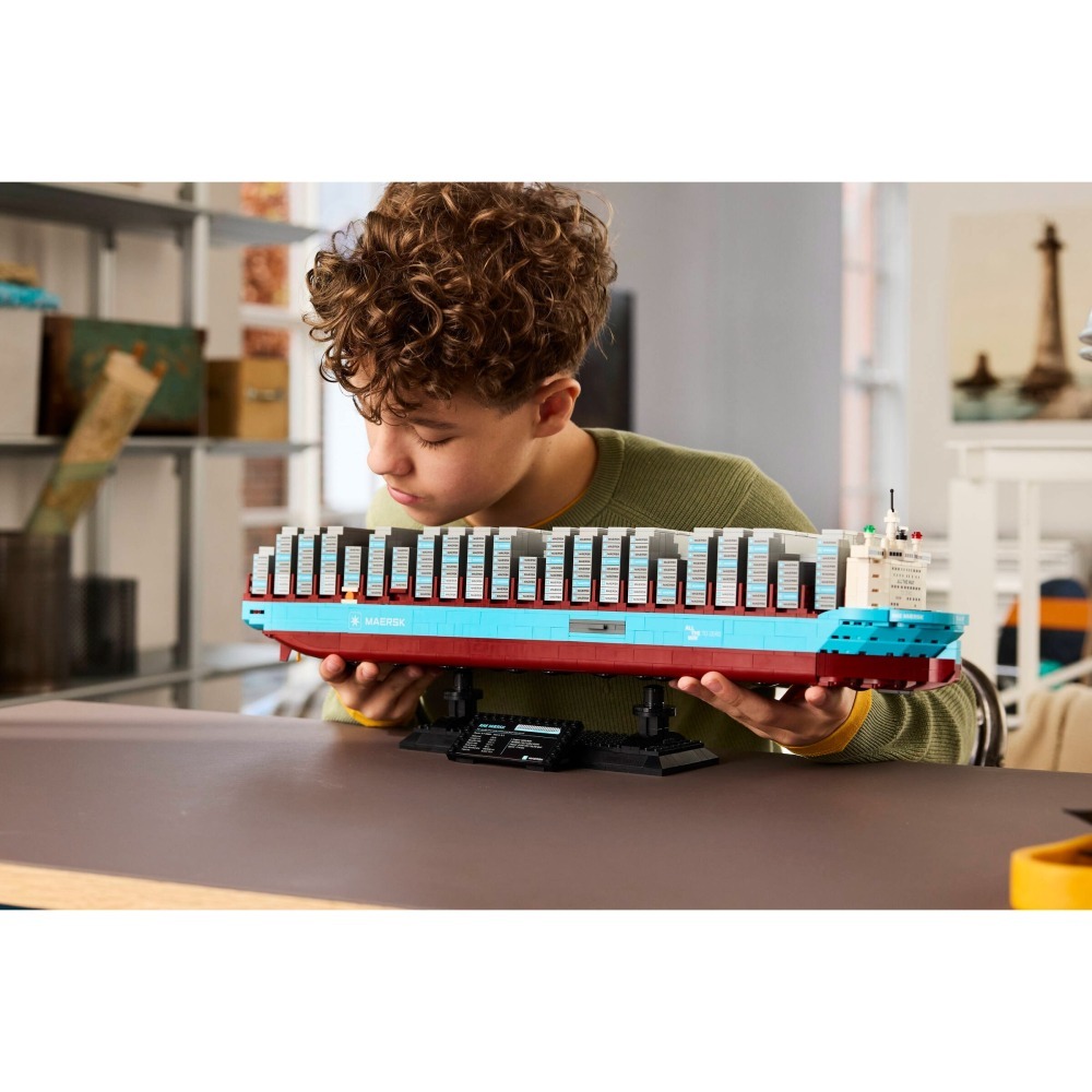 [樂享積木] LEGO 40955 馬士基雙燃料貨櫃船-細節圖9