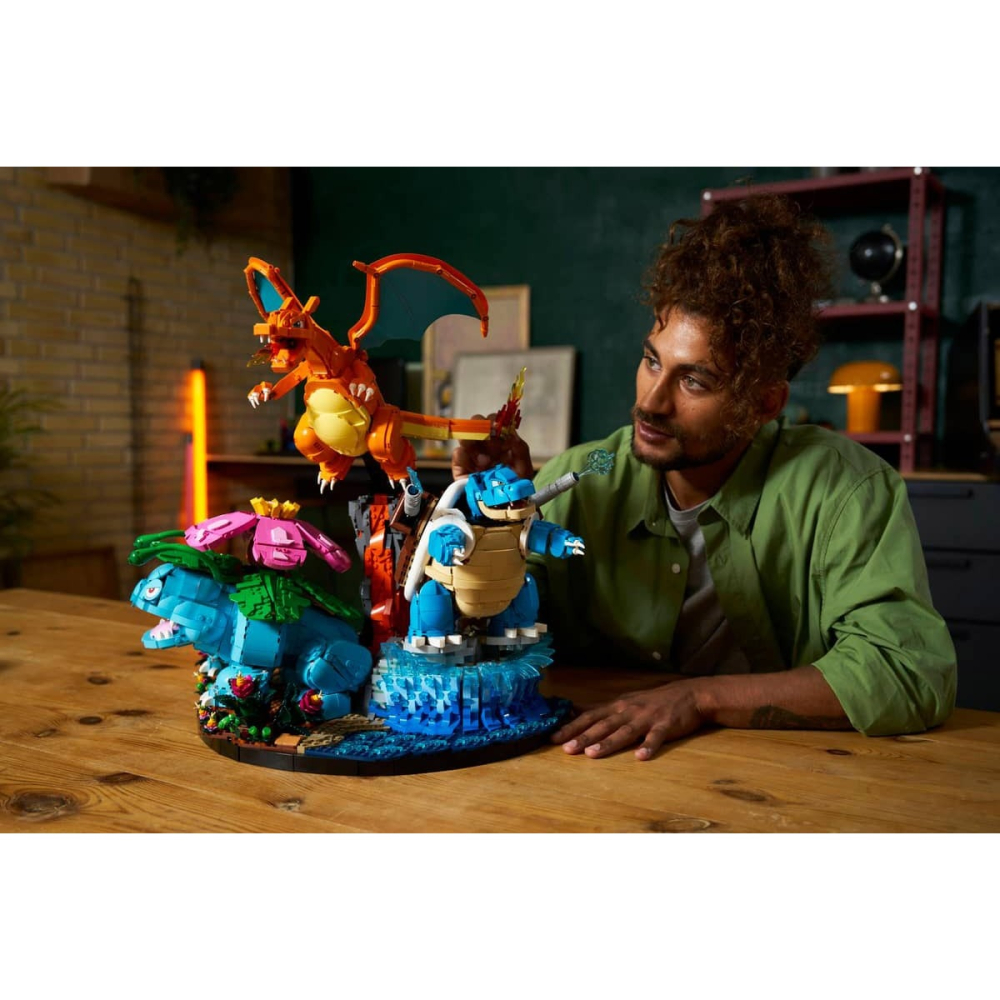 [樂享積木] LEGO 72153 御三家「妙蛙花、噴火龍和水箭龜」寶可夢系列-細節圖10