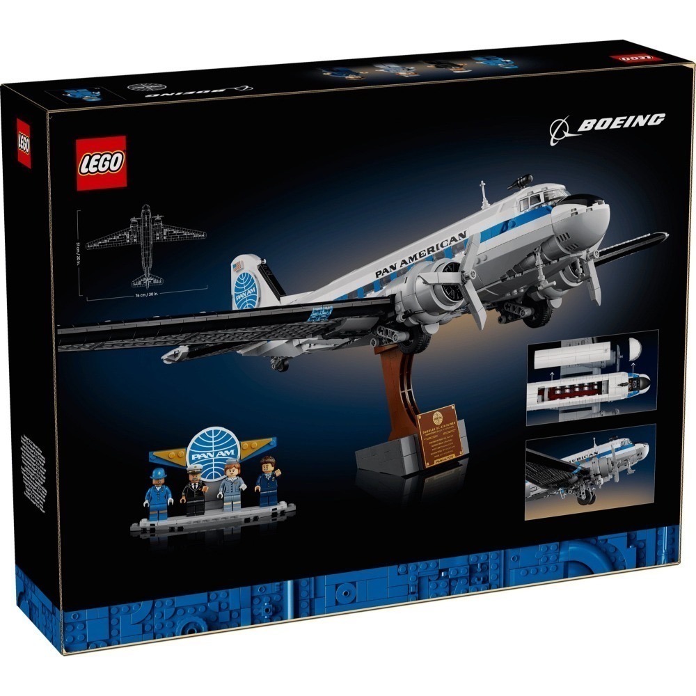 [樂享積木][可刷卡] LEGO 11378 Douglas DC-3 PAN AM 客機 ICONS系列-細節圖2