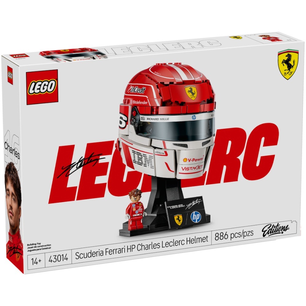 [樂享積木][可刷卡] LEGO 43014 查爾斯·勒克萊爾  / 43022 路易斯·漢米爾頓 頭盔-規格圖9