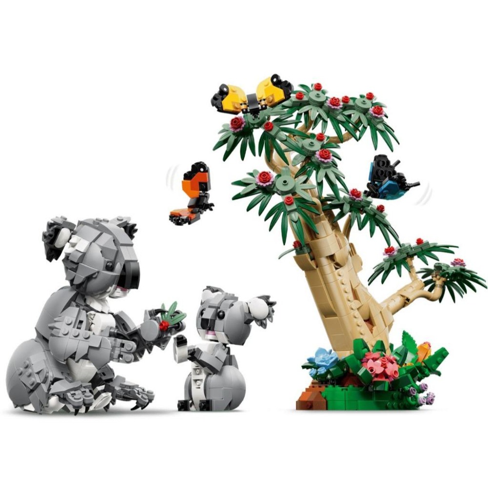 [樂享積木][可刷卡] LEGO 31388 野生動物：無尾熊家族 創意百變三合一系列-細節圖4