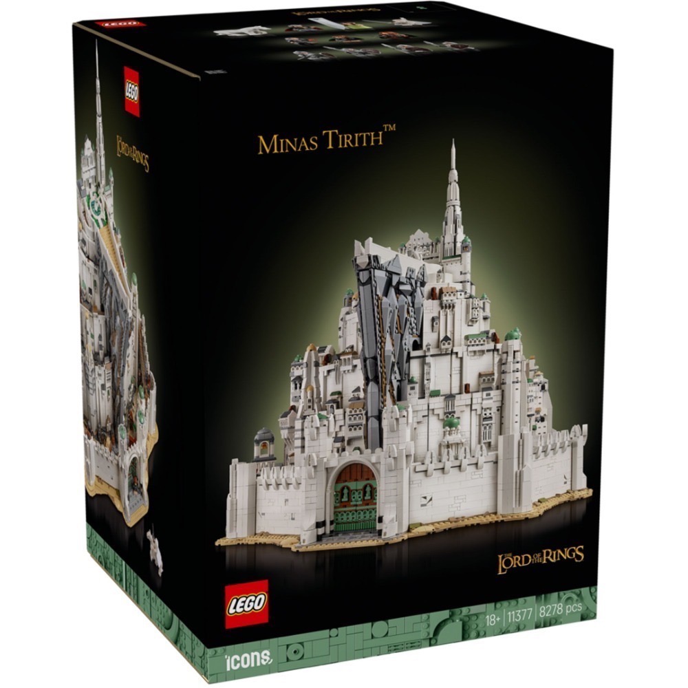 [樂享積木][可刷卡] LEGO 11377 The Lord of the Rings: 米那斯提力斯 ICONS系列-規格圖9