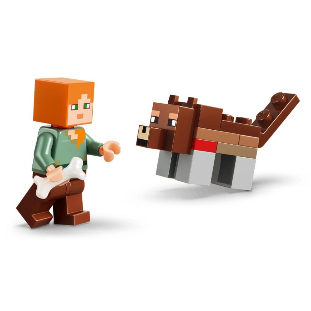 [樂享積木][可刷卡] LEGO 21593 第一夜冒險 Minecraft系列-細節圖8