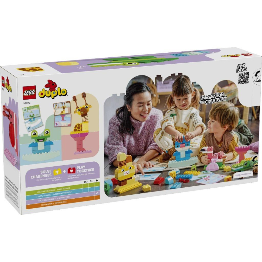 [樂享積木][可刷卡] LEGO 10472 動物拼砌遊戲 得寶系列-細節圖2