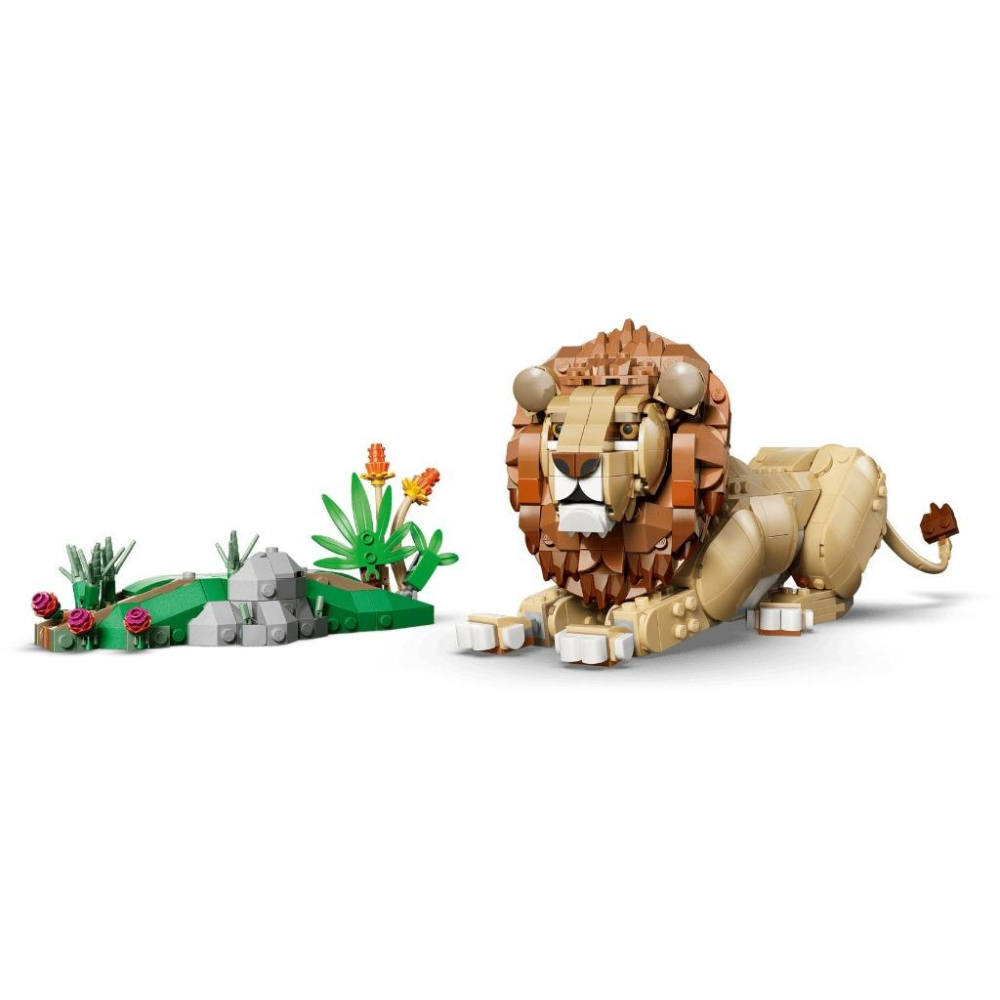 [樂享積木][可刷卡] LEGO 31386 野生動物：威風獅子 創意百變三合一系列-細節圖4