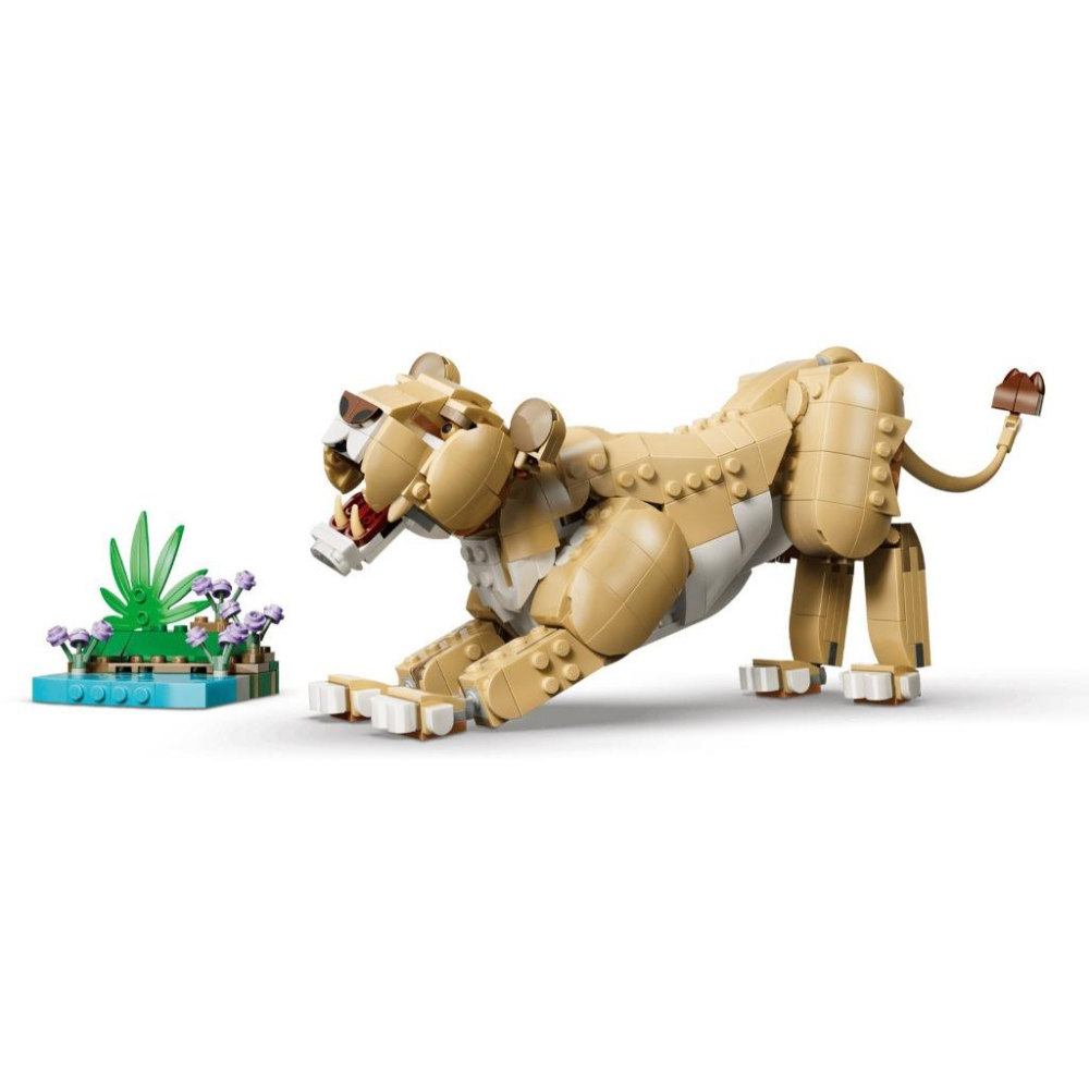 [樂享積木][可刷卡] LEGO 31386 野生動物：威風獅子 創意百變三合一系列-細節圖6