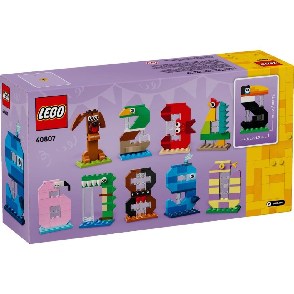 [樂享積木][可刷卡] LEGO 40807 生日數字 LEL系列-細節圖2