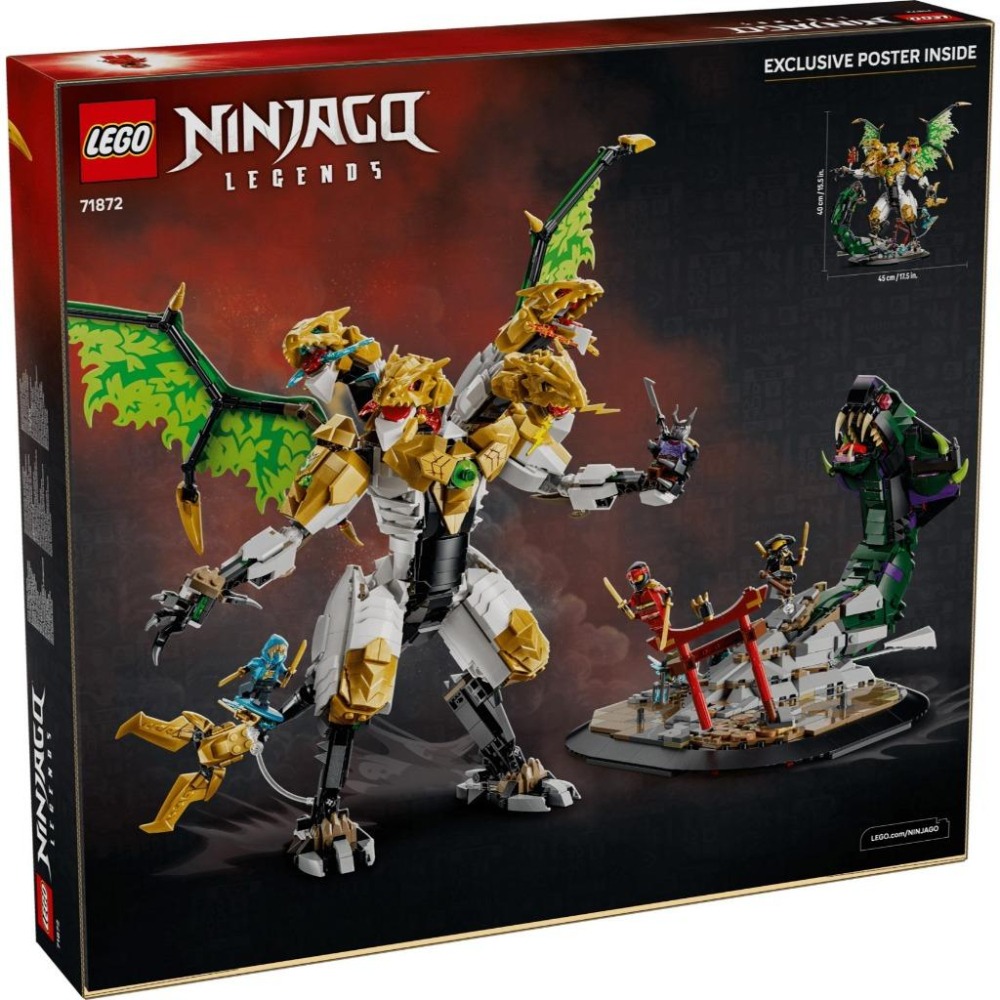 [樂享積木][可刷卡] LEGO 71872 究極猛龍激戰 旋風忍者系列-細節圖2