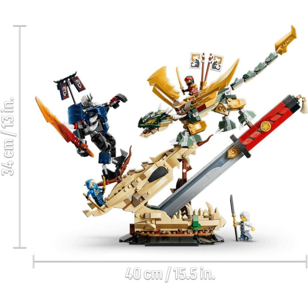 [樂享積木][可刷卡] LEGO 71871 龍刃之戰 旋風忍者系列-細節圖3