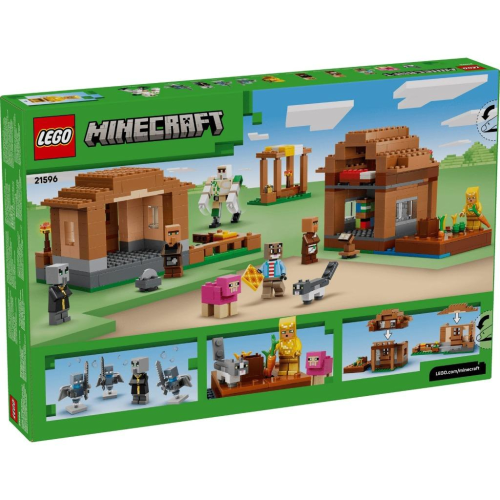 [樂享積木][可刷卡] LEGO 21596 喚魔者進攻村莊 Minecraft系列-細節圖2