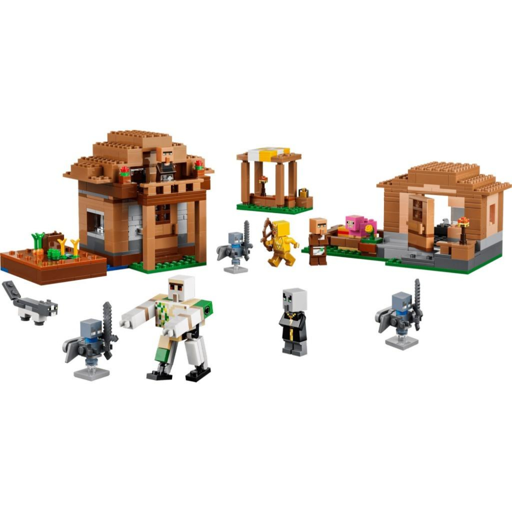 [樂享積木][可刷卡] LEGO 21596 喚魔者進攻村莊 Minecraft系列-細節圖3