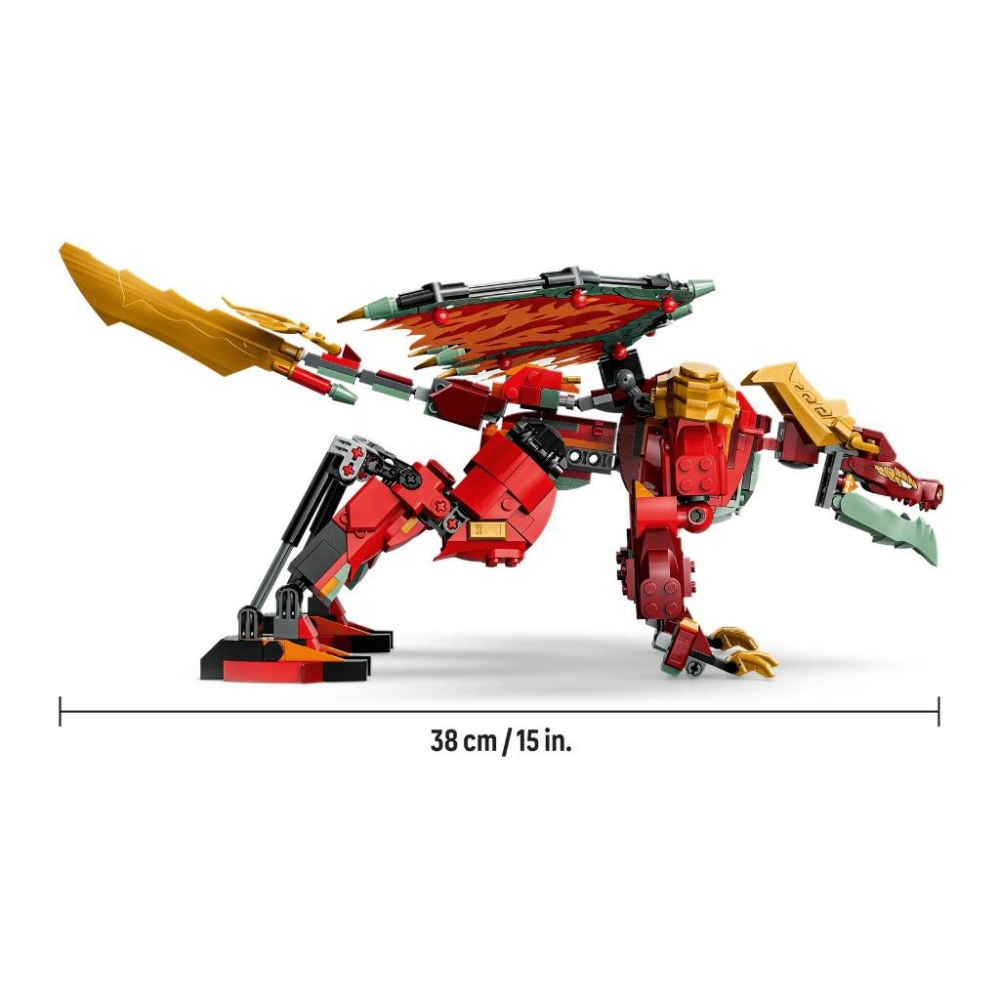 [樂享積木][可刷卡] LEGO 71868 野火的變形猛龍機械人 旋風忍者系列-細節圖7