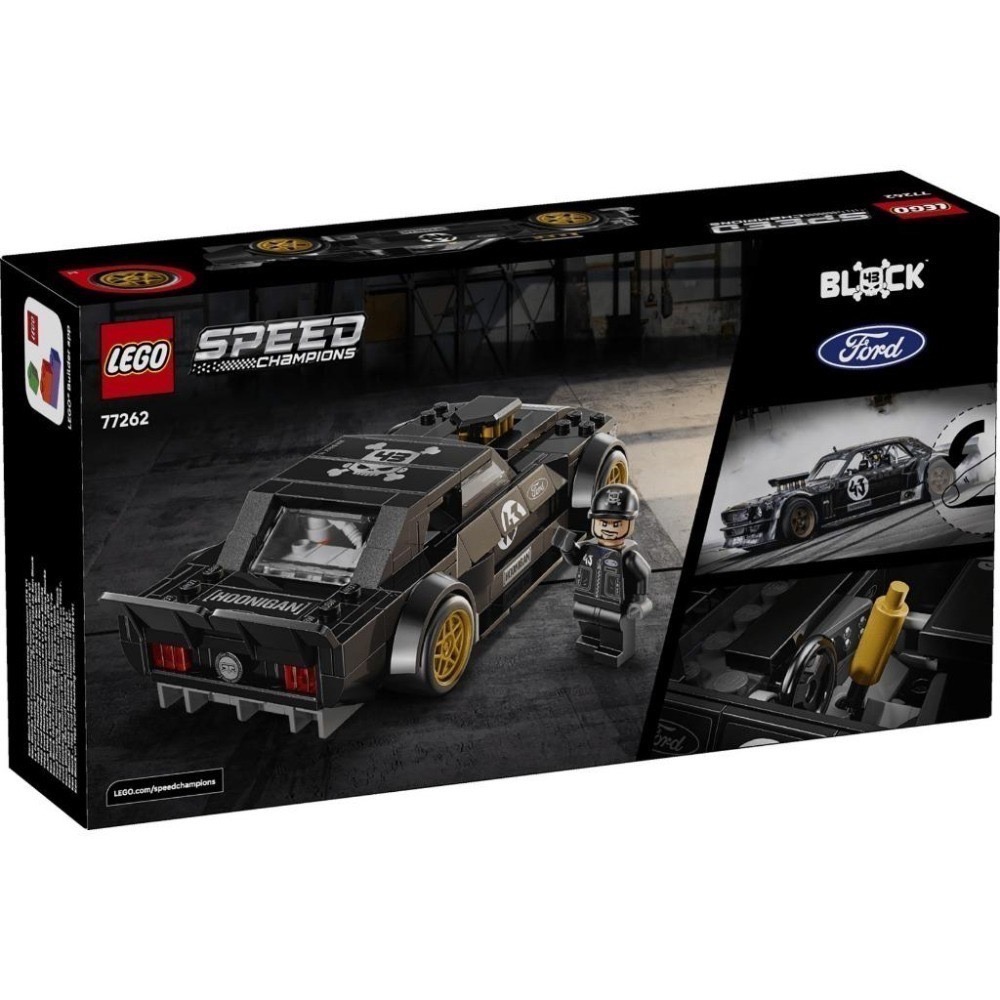 [樂享積木][可刷卡] LEGO 77262 肯·布洛克的 ＇65 福特野馬 極速賽車系列-細節圖2