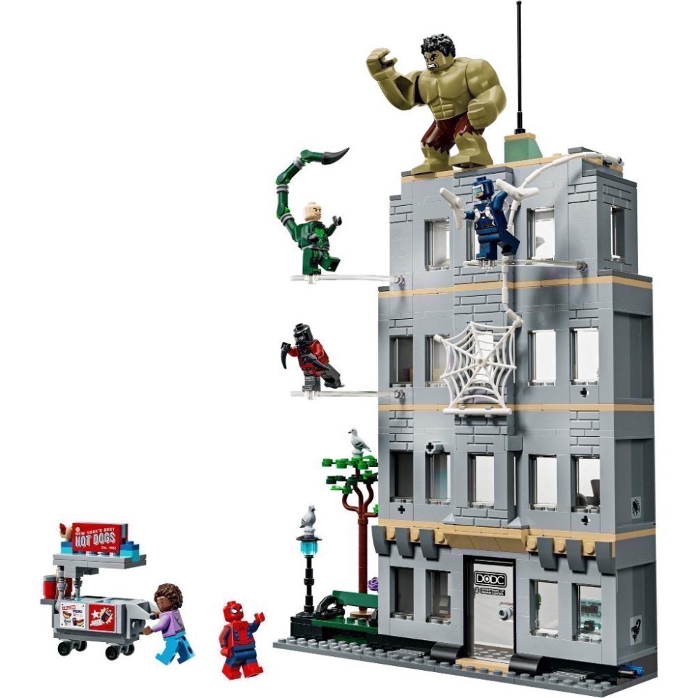 [樂享積木][可刷卡] LEGO 76350 蜘蛛人和綠巨人浩克的精采激戰 超級英雄系列-細節圖3