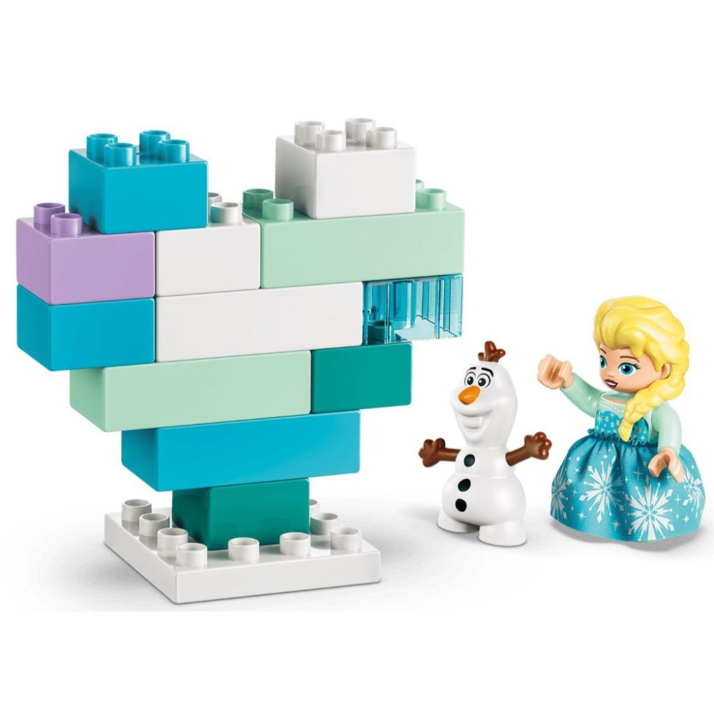 [樂享積木][可刷卡] LEGO 10462 艾莎和雪寶的冰雪奇緣創意百寶盒 得寶系列-細節圖5