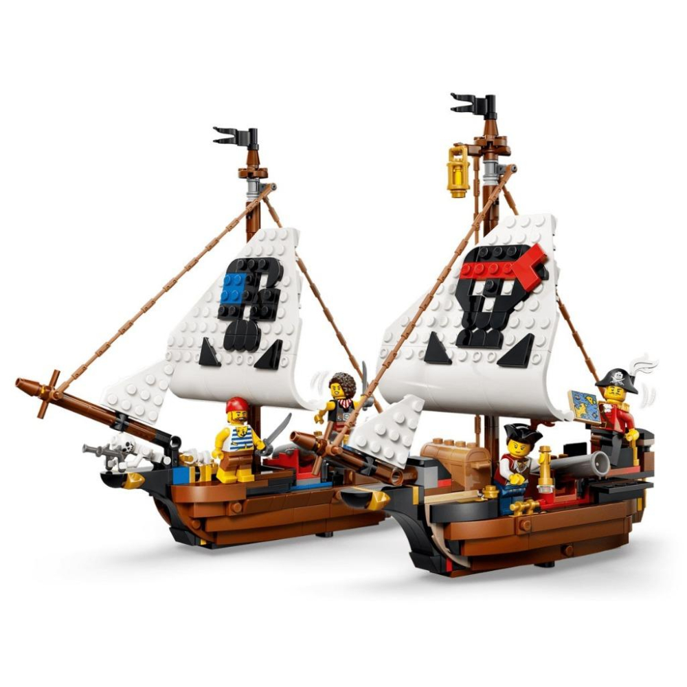 [樂享積木][可刷卡] LEGO 31387 經典海盜船 創意百變三合一系列-細節圖4
