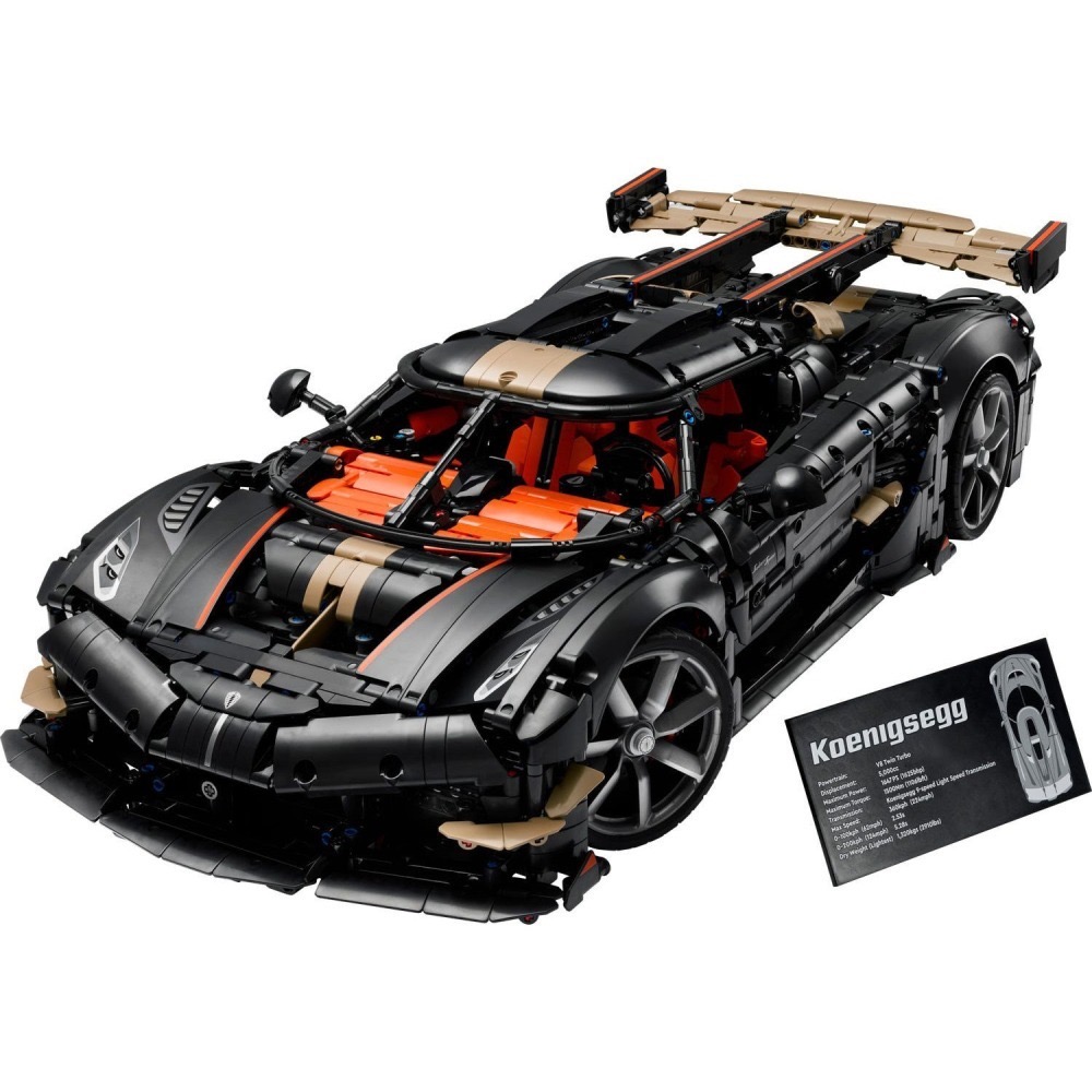 [樂享積木][可刷卡] LEGO 42232 Koenigsegg Sadair＇s Spear 巔峰超跑 科技系列-細節圖3