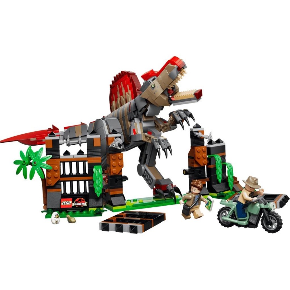 [樂享積木][可刷卡] LEGO 77982 棘龍大脫逃 侏羅紀世界系列-細節圖3