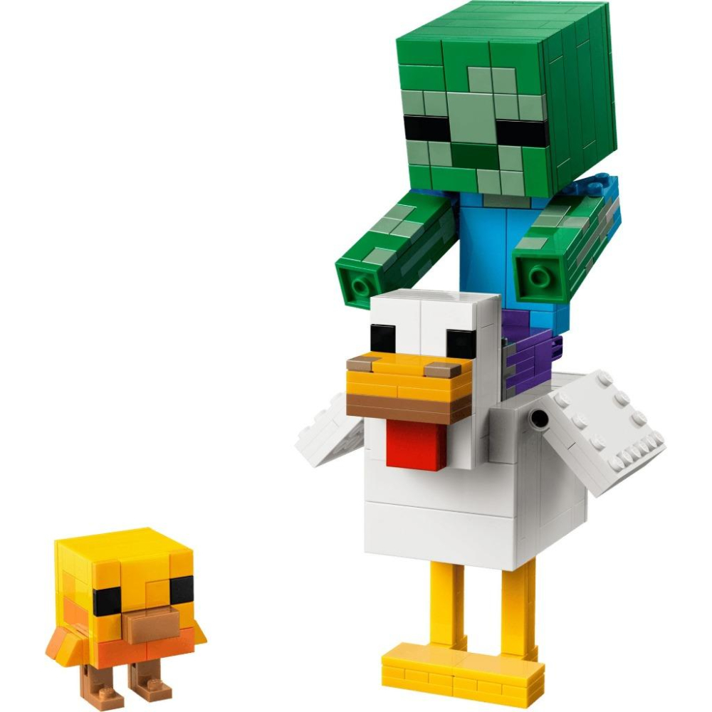 [樂享積木][可刷卡] LEGO 21582 雞騎士 Minecraft系列-細節圖3