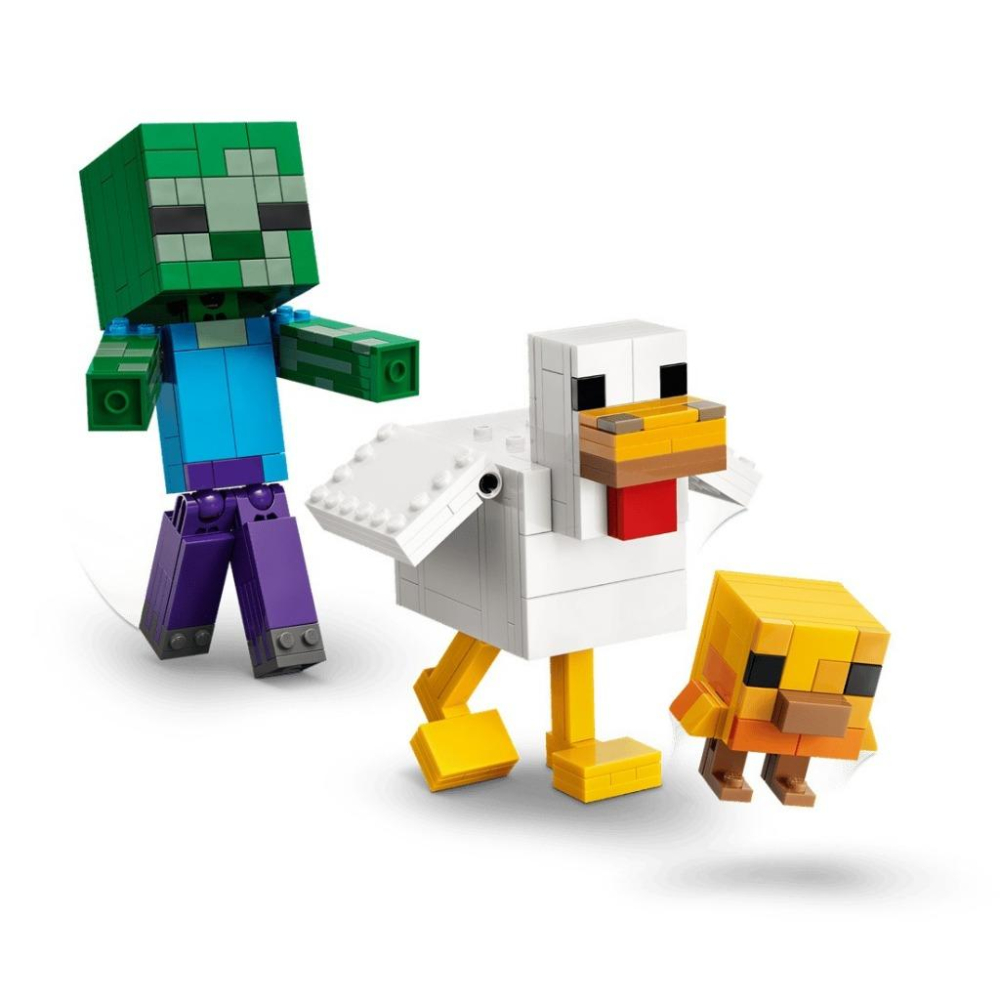 [樂享積木][可刷卡] LEGO 21582 雞騎士 Minecraft系列-細節圖4