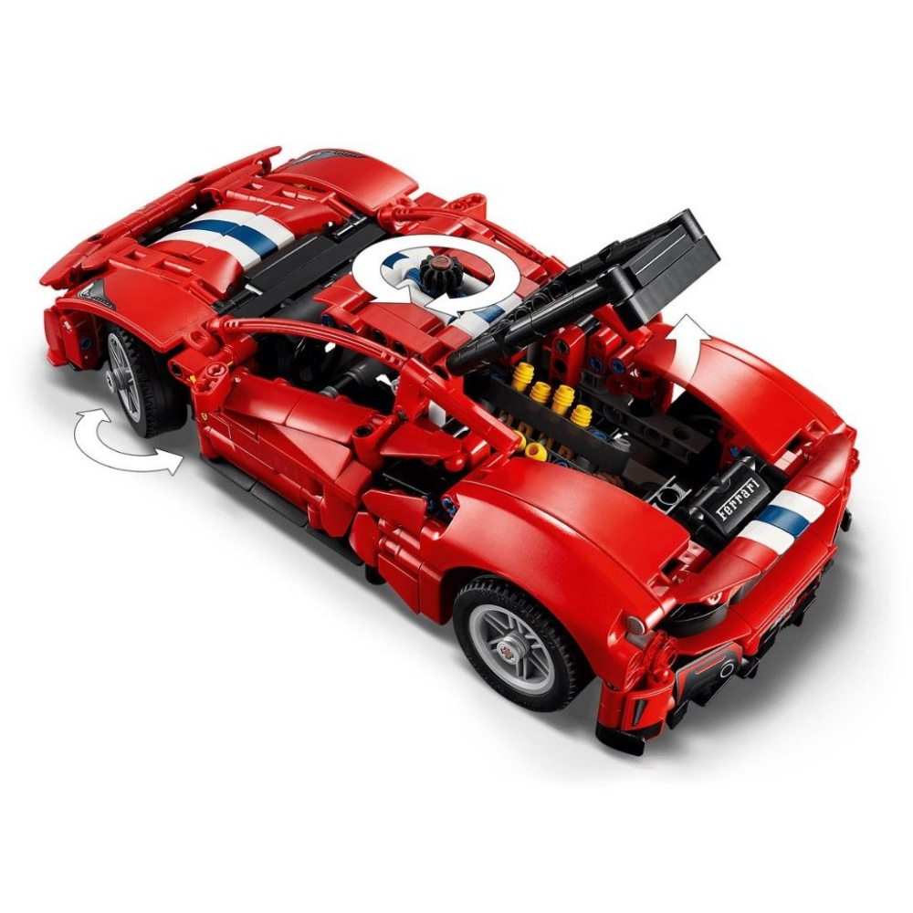 [樂享積木][可刷卡] LEGO 42235 Ferrari 488 PISTA 汽車 科技系列-細節圖4