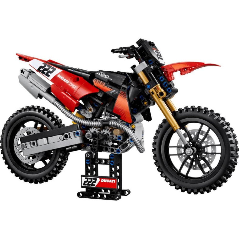 [樂享積木][可刷卡] LEGO 42238 Ducati Desmo450 MX Factory 摩托車 科技系列-細節圖3