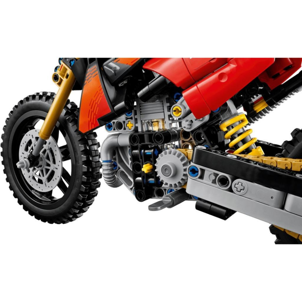[樂享積木][可刷卡] LEGO 42238 Ducati Desmo450 MX Factory 摩托車 科技系列-細節圖6