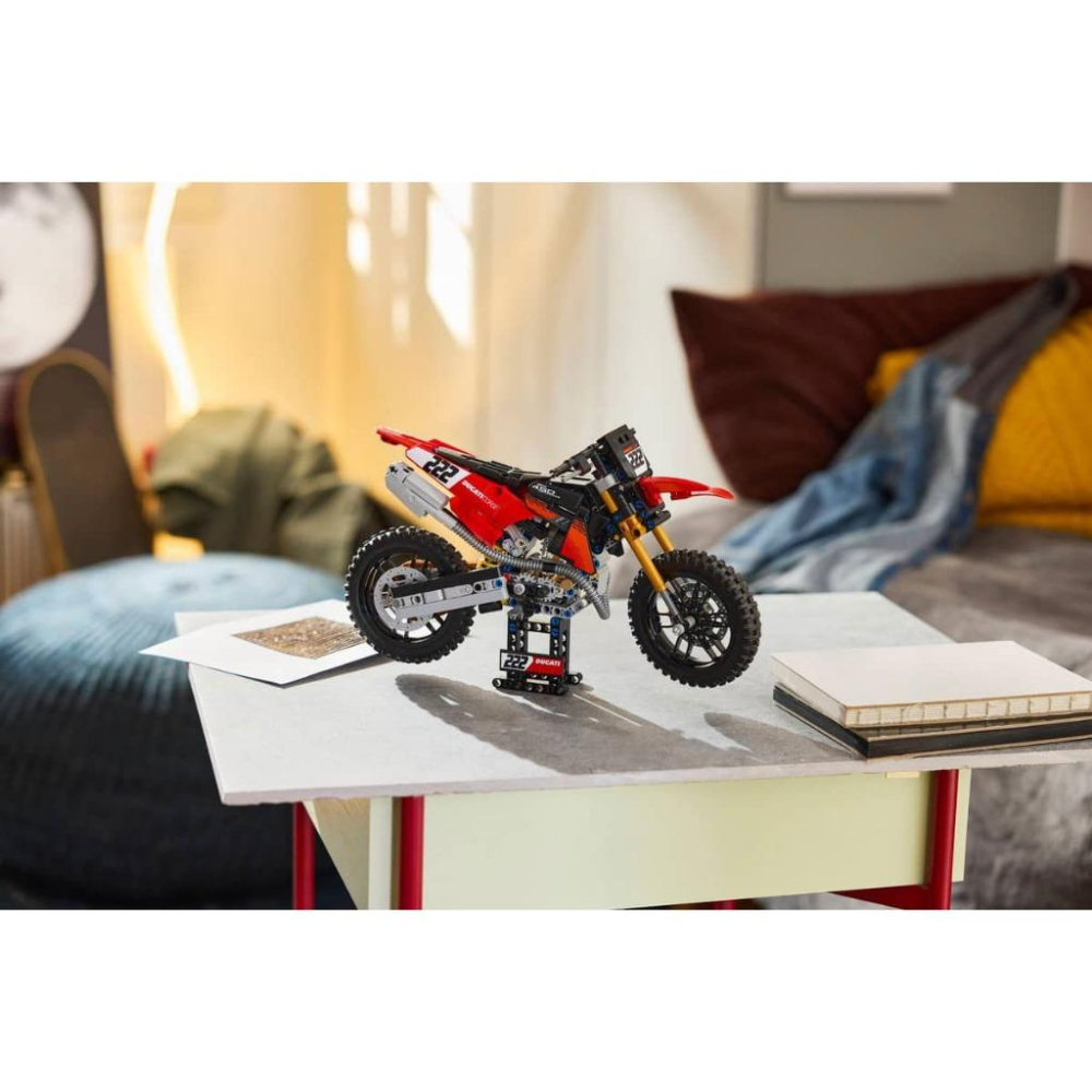 [樂享積木][可刷卡] LEGO 42238 Ducati Desmo450 MX Factory 摩托車 科技系列-細節圖7