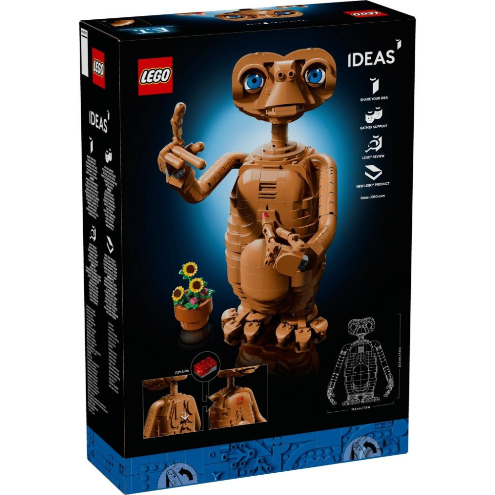 [樂享積木][可刷卡] LEGO 21370 E.T. the Extra-Terrestrial IDEAS系列-細節圖2
