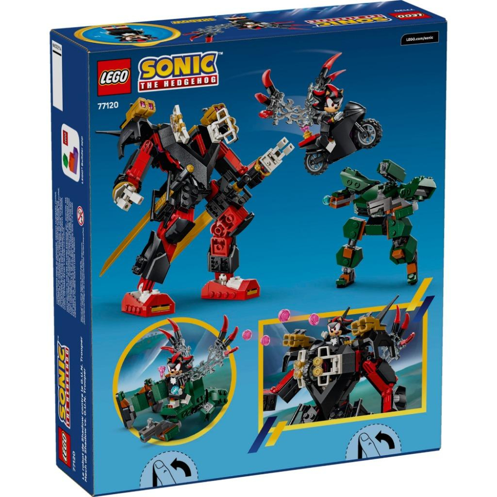 [樂享積木][可刷卡] LEGO 77120 夏特的機甲大戰 GUN Trooper 音速小子系列-細節圖2