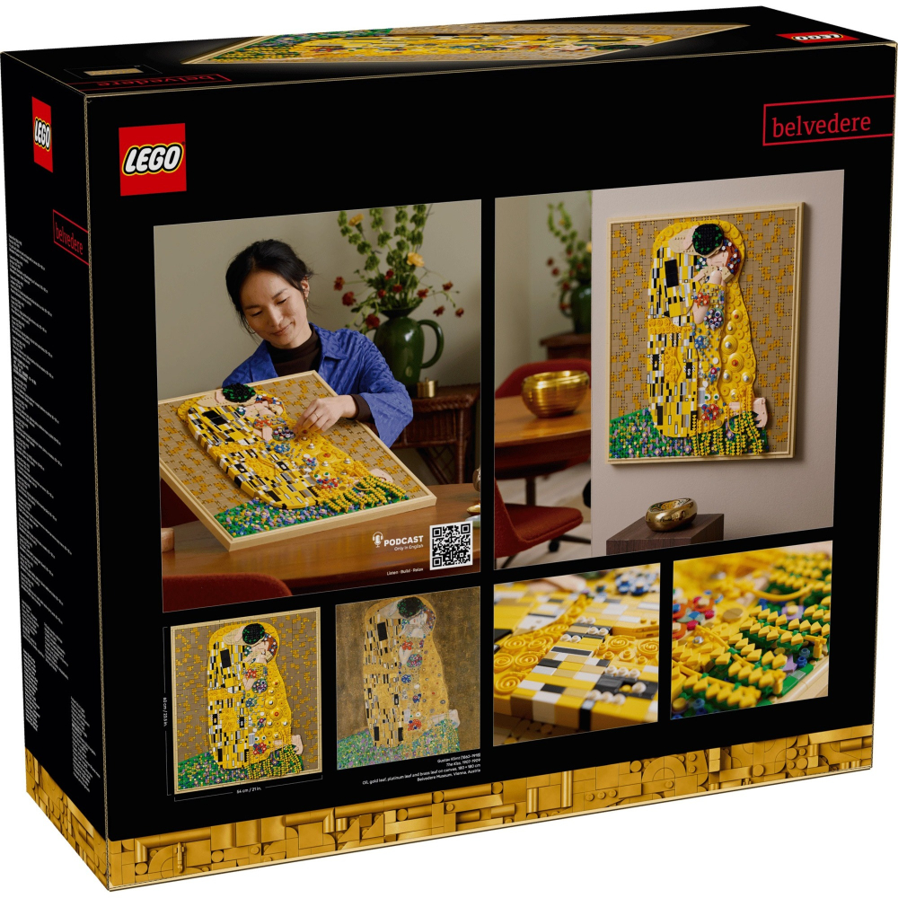 [樂享積木][可刷卡] LEGO 31221 古斯塔夫·克里姆特－〈吻〉 ART系列-細節圖2