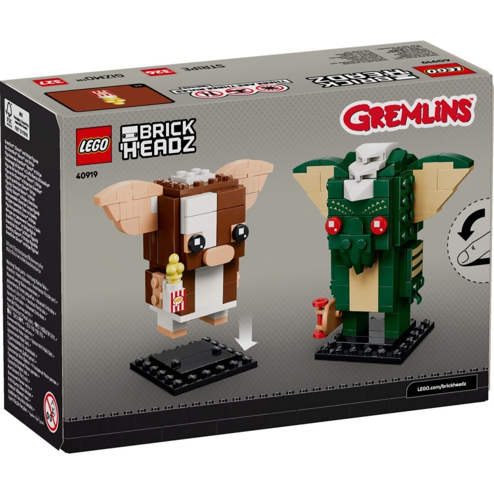 [樂享積木][可刷卡] LEGO 40919 小精靈 Gizmo™ 和 Stripe 玩偶 LEL系列-細節圖2