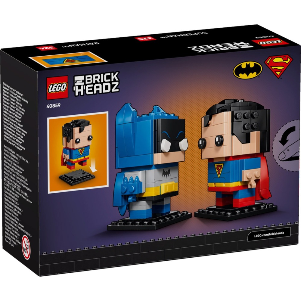 [樂享積木][可刷卡] LEGO 40859 黃金時代超人和蝙蝠俠玩偶 LEL系列-細節圖2