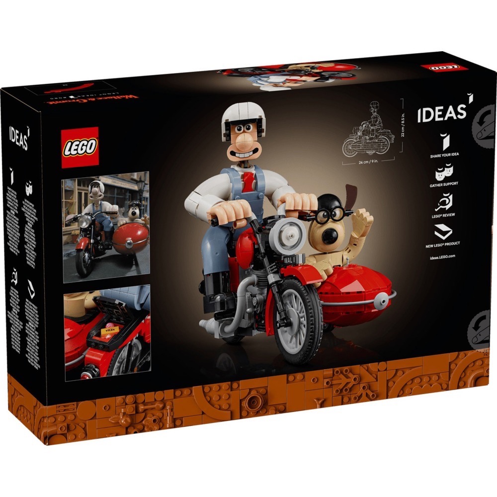 [樂享積木][可刷卡] LEGO 21371 酷狗寶貝 Wallace & Gromit IDEAS 系列-細節圖2