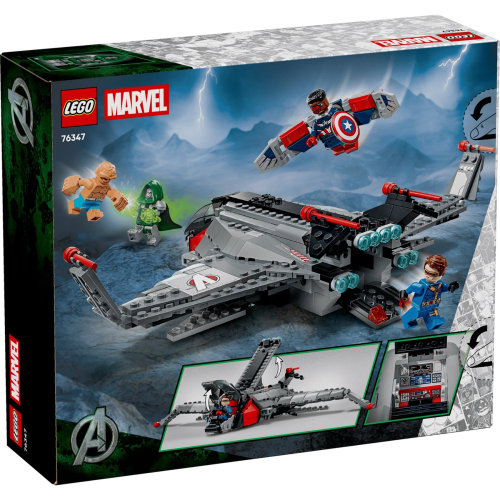 [樂享積木][可刷卡] LEGO 76347《復仇者聯盟：末日崛起》昆式戰機 超級英雄系列-細節圖2