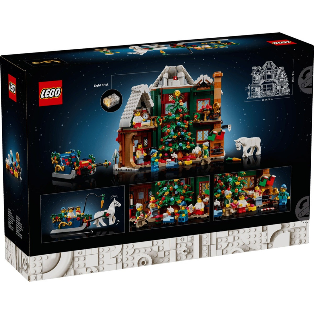[樂享積木][可刷卡]  LEGO 11387 佳節小屋 ICONS系列-細節圖2