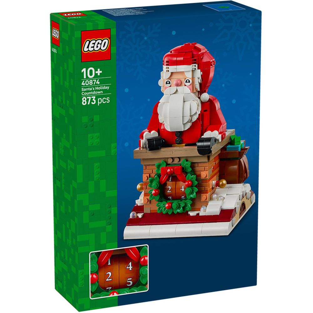 [樂享積木][可刷卡]  LEGO 40874 耶誕老人的佳節倒數 /40875 放大版耶誕老婆婆人偶 聖誕系列-細節圖2
