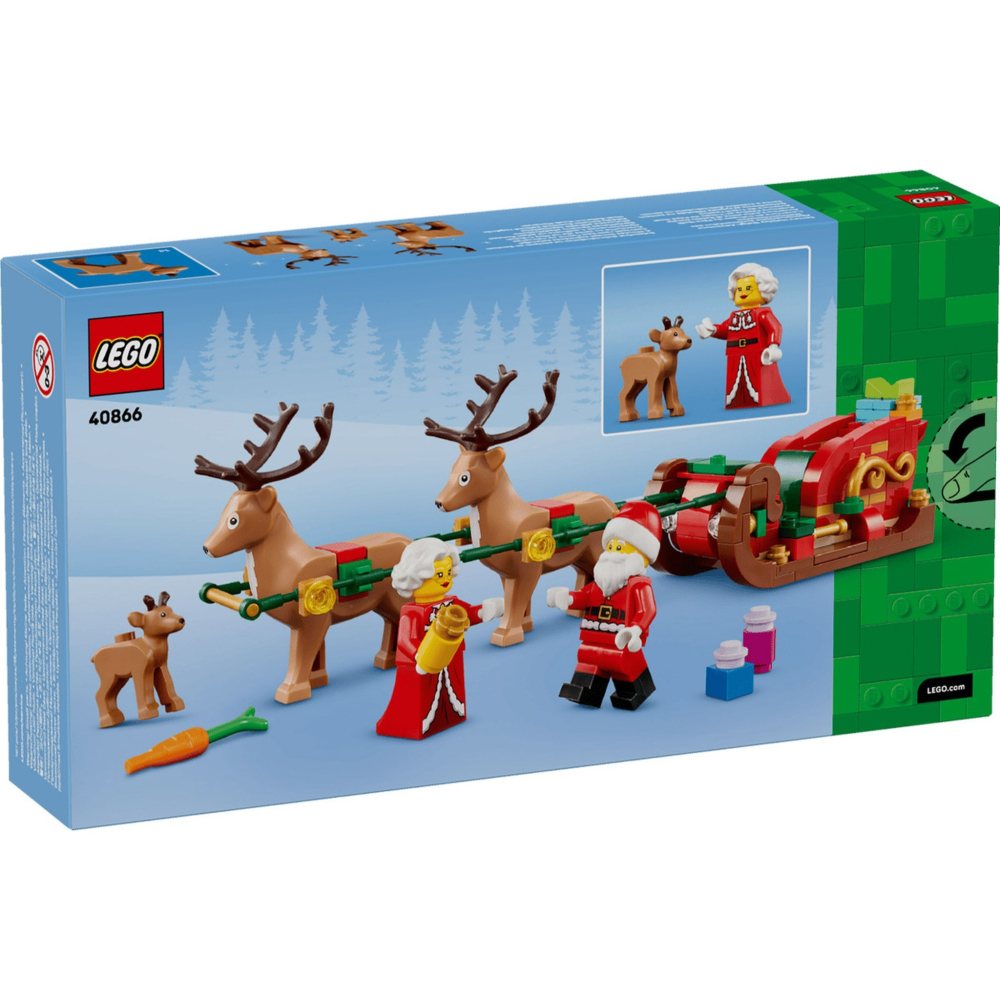 [樂享積木][可刷卡]  LEGO 40866 耶誕老人的佳節雪橇大冒險 聖誕系列-細節圖2